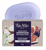 Купить biomio (биомио) bio-soap superfood мыло натуральное с экстрактом инжира и баттером кокоса 90 г в Заволжье
