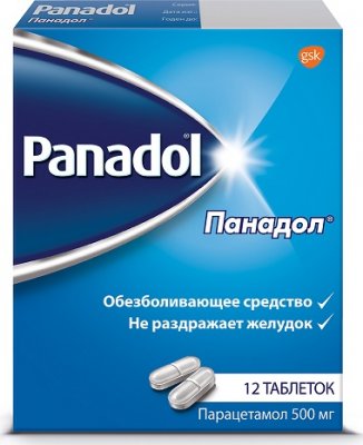 Купить панадол, таблетки, покрытые пленочной оболочкой 500мг, 12 шт в Заволжье