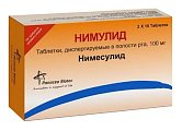 Купить нимулид, таблетки, диспергируемые 100мг, 20шт в Заволжье