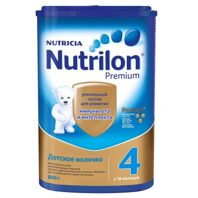 Купить nutrilon junior premium 4 (нутрилон) сухая смесь детская с 18 месяцев, 800г в Заволжье