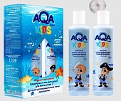 Купить aqa baby (аква беби) kids набор: шампунь и гель для душа для мальчиков с морскими минералами 200 мл+пена для ванны с лавандой 200 мл в Заволжье