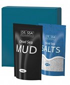 Купить доктор сиа (dr.sea) набор целебные дары мертвого моря: соль для ванн 500г+минеральная черная грязь 600г в Заволжье