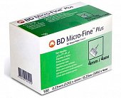 Купить иглы bd micro-fine плюс для шприц-ручки одноразовые 32g (0,23х4мм), 100 шт в Заволжье