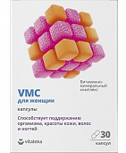 Купить витаминно-минеральный комплекс vmc для женщин витатека, капсулы 0,817г, 30 шт бад в Заволжье
