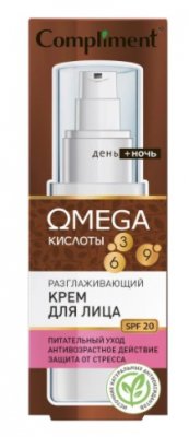 Купить compliment omega (комплимент) крем для лица разглаживающий, 50мл в Заволжье