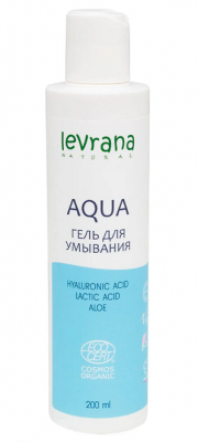 Купить levrana (леврана) гель для умывания aqua, 200мл в Заволжье
