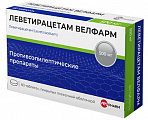 Купить леветирацетам велфарм, таблетки покрытые пленочной оболочкой 500 мг, 60 шт в Заволжье