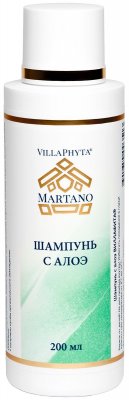 Купить виллафита (villaphyta) шампунь для волос с алоэ, 200мл в Заволжье