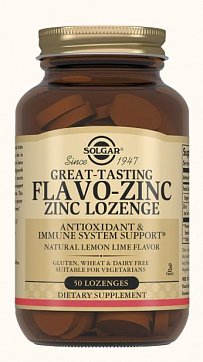 Solgar (Солгар) Флаво-Цинк, пастилки 1300мг 50 шт БАД