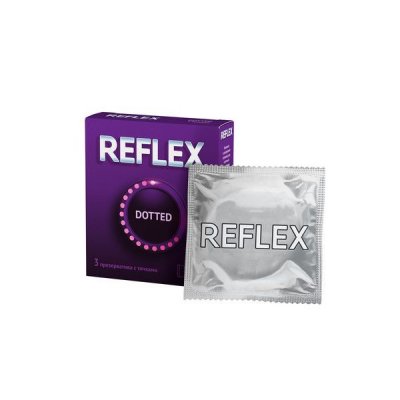 Купить рефлекс (reflex) презервативы с точками dotted 3 шт в Заволжье