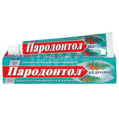 Купить пародонтол зубная паста кедровый с фтором 124г в Заволжье