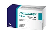 Купить липримар, таблетки покрытые пленочной оболочкой 40 мг, 100 шт в Заволжье