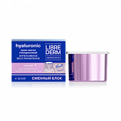 Купить librederm (либридерм) гиалуроновый крем для лица дневной интенсивно увлаж для норм и чувств кожи, 50мл spf15+смен. блок в Заволжье
