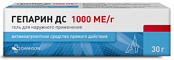 Купить гепарин дс, гель для наружного применения 1000ме/г, 30 г в Заволжье