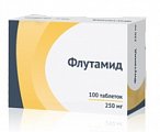 Купить флутамид, таблетки, покрытые пленочной оболочкой 250мг, 100 шт в Заволжье