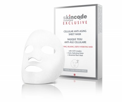 Купить скинкод эксклюзив (skincode exclusive) маска для лица антивозрастная клеточная 20мл 5шт в Заволжье