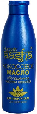 Купить ааша хербалс (aaasha herbals) кокосовое масло обогащенное маслом жожоба, 100мл в Заволжье
