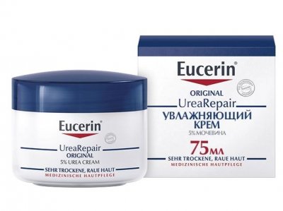 Купить eucerin urearepair (эуцерин) крем для лица увлажняющий оригинал 75 мл в Заволжье