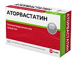 Купить аторвастатин, таблетки, покрытые пленочной оболочкой 20мг, 30 шт в Заволжье