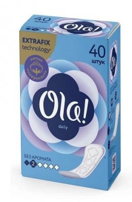 Купить ola! (ола) прокладки ежедневные daily, 40 шт в Заволжье