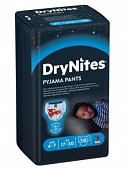 Купить huggies drynites (драйнайтс) трусики одноразовые ночные для мальчиков 4-7 лет, 10 шт в Заволжье