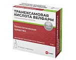 Купить транексамовая кислота велфарм, раствор для внутривенного введения 50мг/мл, ампула 5мл, 10 шт в Заволжье