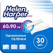 Купить helen harper (хелен харпер) пеленка впитывающая базик 60х90см, 30 шт в Заволжье