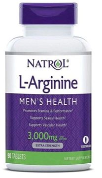 Natrol (Нэтрол) L-Аргинин 3000мг, таблетки массой 1289мг 90 шт. БАД