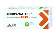 Купить топирамат-алси, таблетки покрытые пленочной оболочкой 100мг, 50 шт в Заволжье