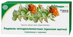 Купить родиолы четырехчленной (красная щетка) корни, фильтр-пакеты 20 шт бад в Заволжье