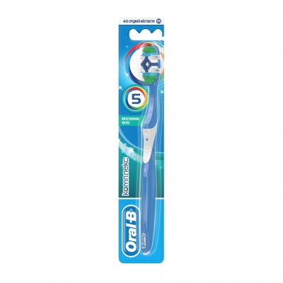 Купить oral-b (орал-би) зубная щетка комплекс, пятисторонняя чистка 40 средняя 1 шт в Заволжье