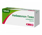 Купить небиволол-тева, таблетки 5мг, 56шт в Заволжье