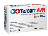 Купить телзап ам, таблетки 5мг+40мг, 28 шт в Заволжье