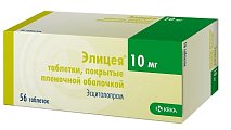 Купить элицея, таблетки, покрытые пленочной оболочкой 10мг, 56 шт в Заволжье