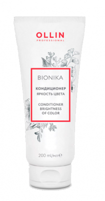Купить ollin prof bionika (оллин) кондиционер для окрашенных волос яркость цвета, 200мл в Заволжье