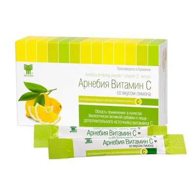 Купить арнебия витамин с порошок для приема внутрь со вкусом лимона пакет 5г, 20 шт бад в Заволжье