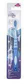 Купить smile expert (смайл эксперт) кидс зубная щетка для детей с присоской 2450 с 2 лет, мягкая, цвет голубой в Заволжье