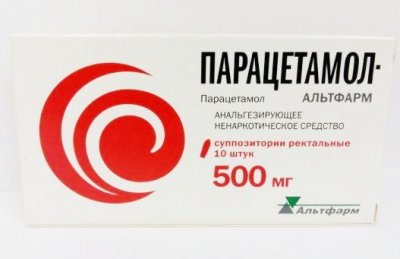 Купить парацетамол-альтфарм, суппозитории ректальные 500мг, 10 шт в Заволжье