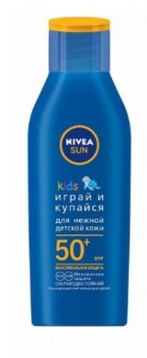 Купить nivea (нивея) sun кидс лосьон солнцезащитный играй и купайся, 100мл spf50+  в Заволжье