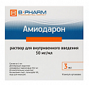 Купить амиодарон, раствор для внутривенного введения 50мг/мл ампулы 3мл 10шт в Заволжье