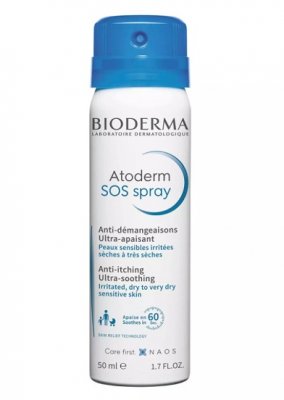 Купить bioderma atoderm sos (биодерма атодерм) спрей для лица и тела 50мл в Заволжье