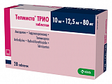 Купить телмиста трио, таблетки 10мг+12.5мг+80мг 28шт в Заволжье
