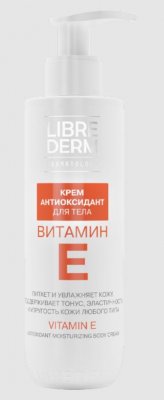 Купить librederm витамин е (либридерм) крем-антиоксидантный для тела, 200мл в Заволжье