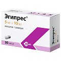 Купить эгипрес, капсулы 5мг+10мг, 30 шт в Заволжье