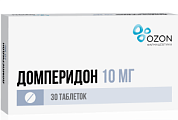 Купить домперидон, таблетки, покрытые пленочной оболочкой 10мг, 30 шт в Заволжье