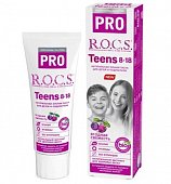 Купить рокс (r.o.c.s) зубная паста pro teens ягодная свежесть 74 гр в Заволжье
