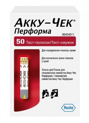 Купить тест-полоски accu-chek performa (акку-чек), 50 шт в Заволжье