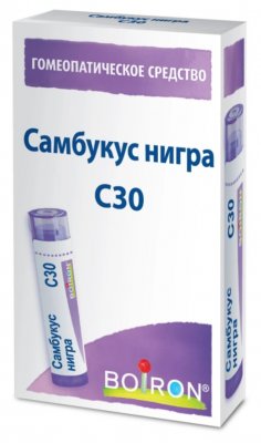 Купить самбукус нигра с30, гомеопатический монокомпонентный препарат растительного происхождения, гранулы гомеопатические 4 гр в Заволжье