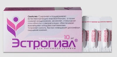 Купить эстрогиал, крем для интимной гигиены, дозированный 10 шт в Заволжье