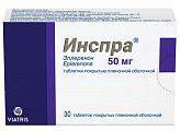Купить инспра, таблетки, покрытые пленочной оболочкой 50мг, 30 шт в Заволжье